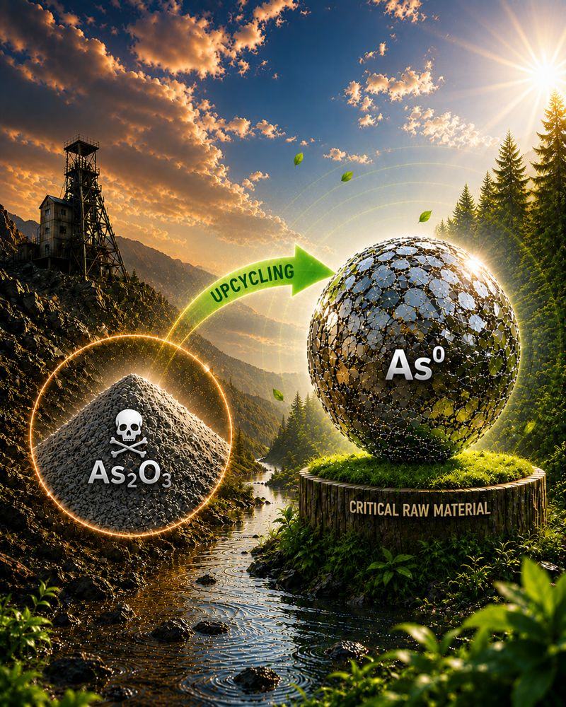 Conceptual arsenic upcycling artwork from an earlier upload
