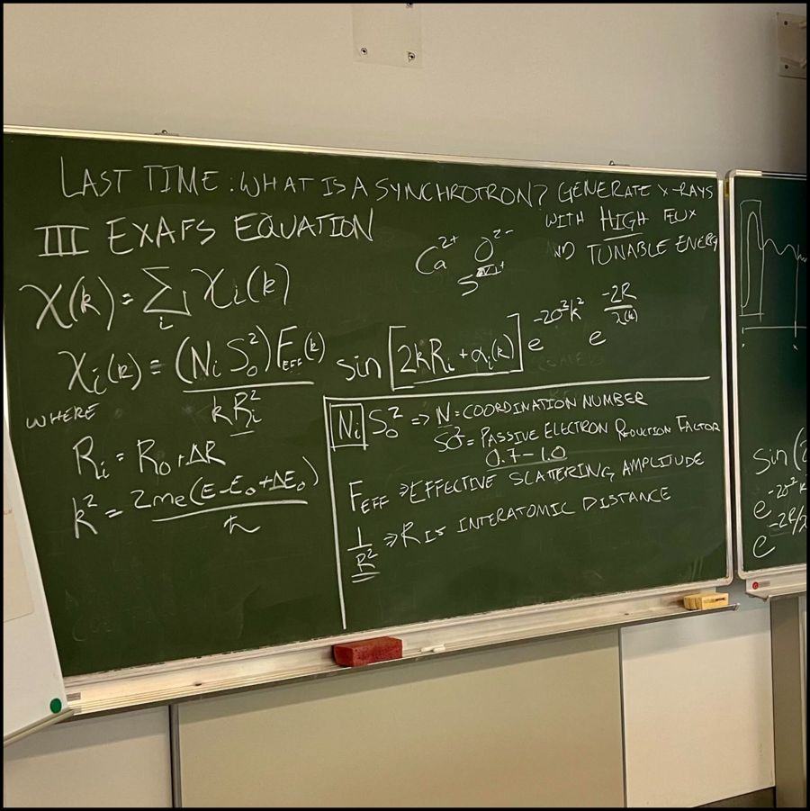 Synchrotron X-ray Methods Course at the University of Vienna