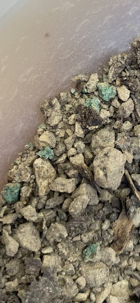 Soil sample photograph from the Collstrop slide in the WATEC presentation.